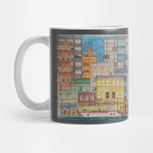 CesarVille River Waterfront Scene Mug